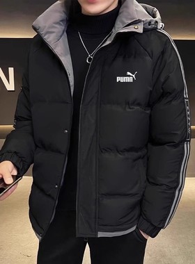 奥莱专柜羽绒棉服男2025新款冬季加厚保暖棉衣外套宽松大码面包服