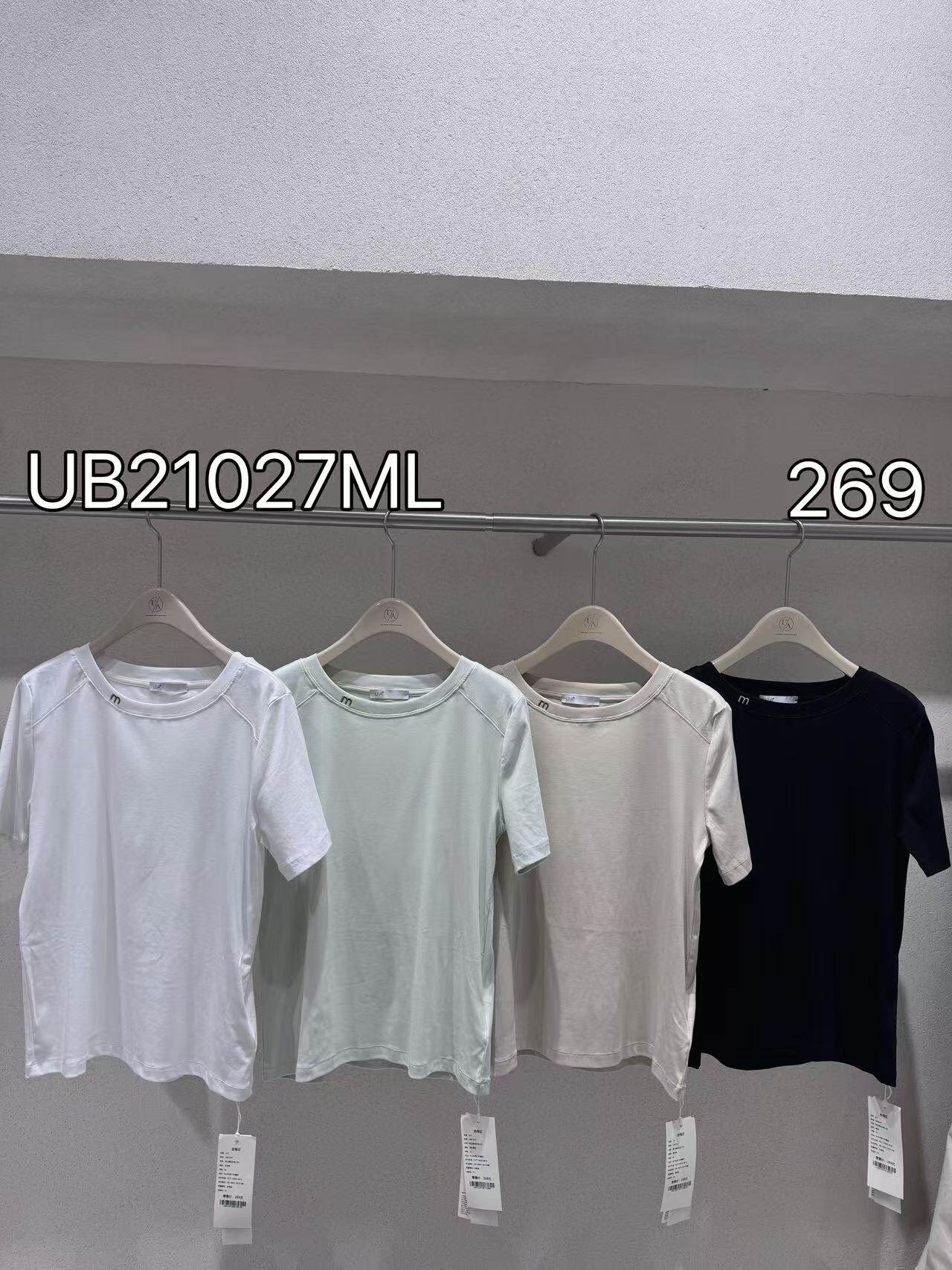 Ua210127夏新款女装圆领短袖T恤女休闲宽松显瘦百搭上衣小mT恤