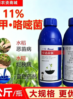 11%精甲咯嘧菌酯脂恶苗病根腐病茎基腐病立枯病烂秧病农药杀菌剂