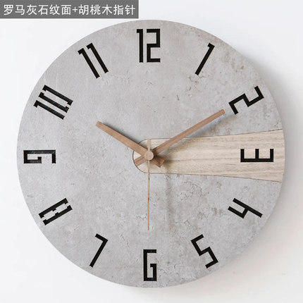 北欧挂钟静音家用现代钟表创意客厅卧室简约挂表个性轻奢时尚时钟