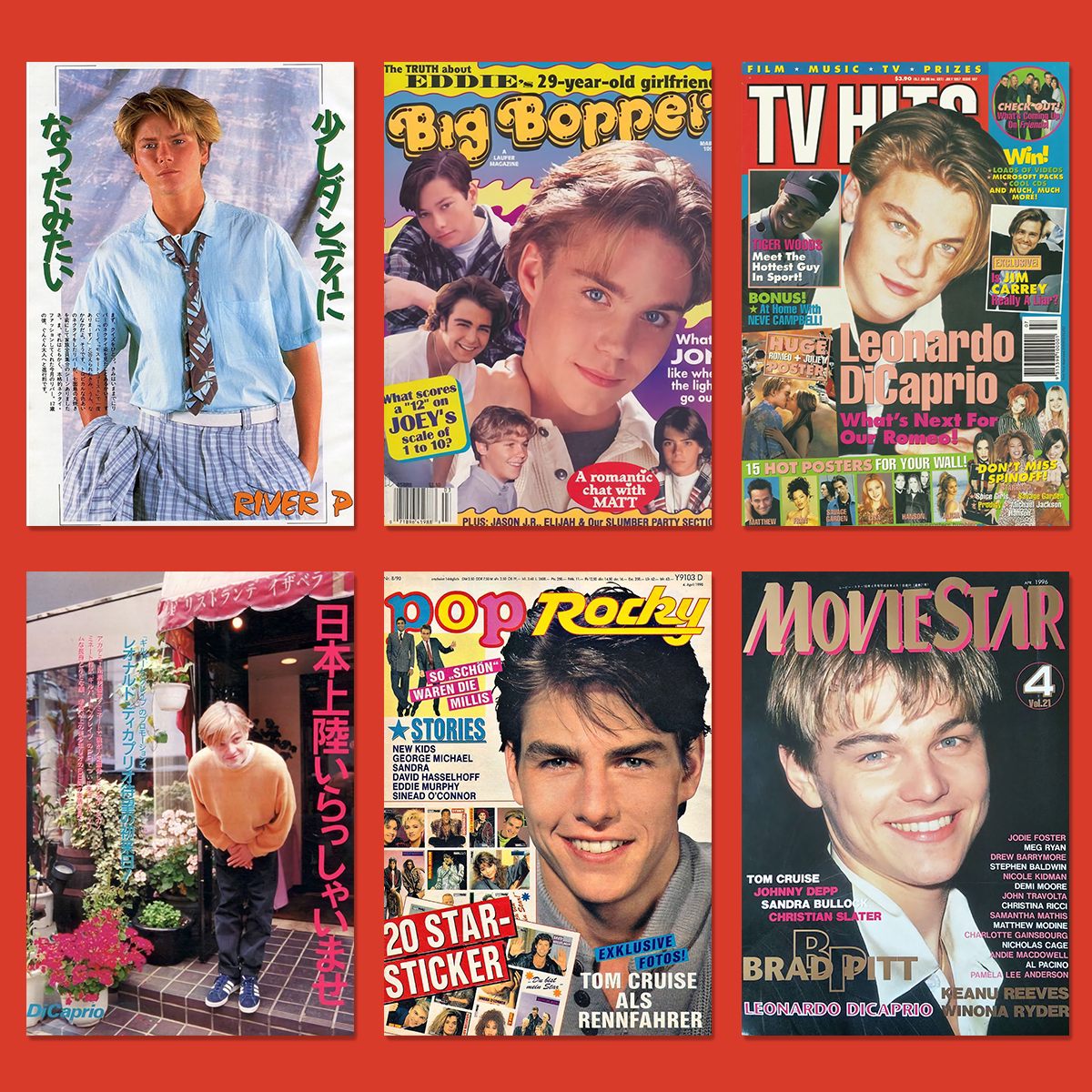 欧美复古帅哥海报|小李子|汤姆克鲁斯卧室工作室宿舍拍照背景