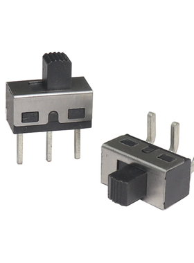 SS12D10G5柄高5MM 1P2T立式2档3脚 直/弯脚SS12D06拨动开关大电流