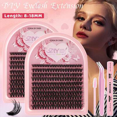 8-18cm segmented grafting curled and curled false eyelashes