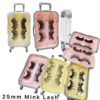 2 pairs of luggage with false eyelashes2对装行李箱假睫毛