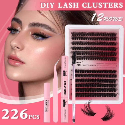 False eyelash extension set 10-16mm length假睫毛延长套装