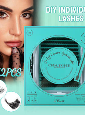 168 clusters of 10-16mm false eyelashes curled and thickened