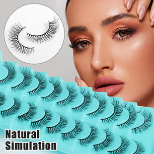 with and short eyelashes curls fake pairs thick