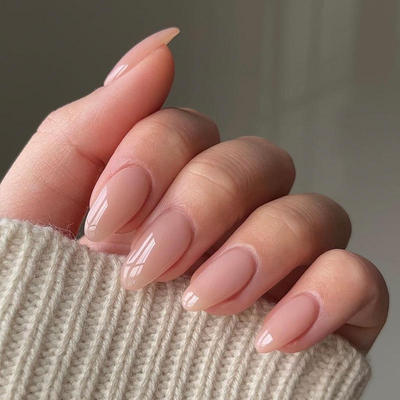 24pcs of skin tone gradient ins nail art fake nails穿戴甲