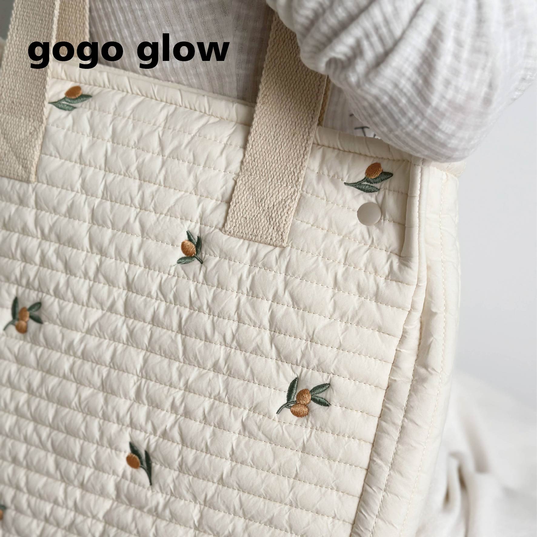 gogo glow韩国女包简约新款质感高级时尚小众单肩包绗缝背包