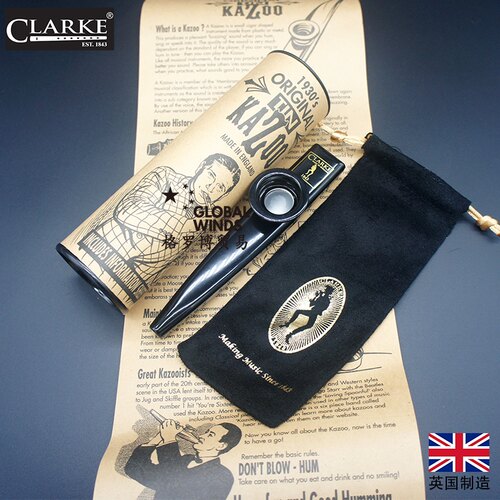 英国原装进口克拉克金属卡祖笛