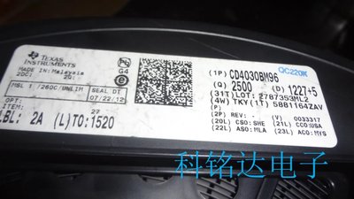 CD4030BM96 SOP-14，TI原装进口现货