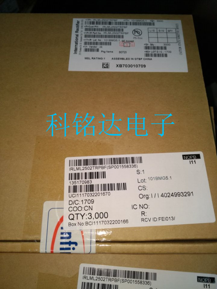 IRLML2502TRPBF IR SOT-23 场效应管 原装进口现货 假一赔十