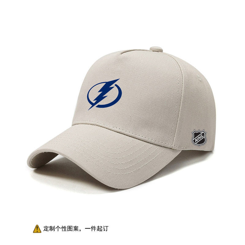 美国冰球职业联赛NHL坦帕湾闪电队周边棒球帽子男女户外防晒定制