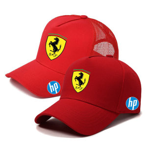 户外网眼款 棒球帽男女夏季 遮阳 赛法拉利车队周冠宇同款 F1方程式