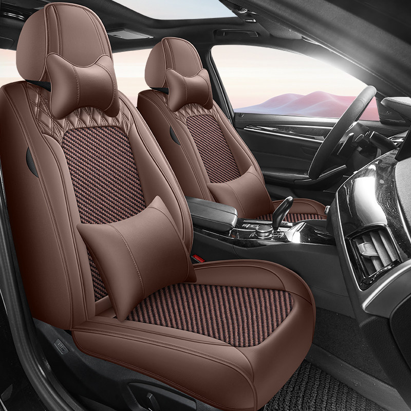 广汽三菱欧蓝德座套ex四季劲炫asx专用汽车坐垫全包5座椅套冰丝18