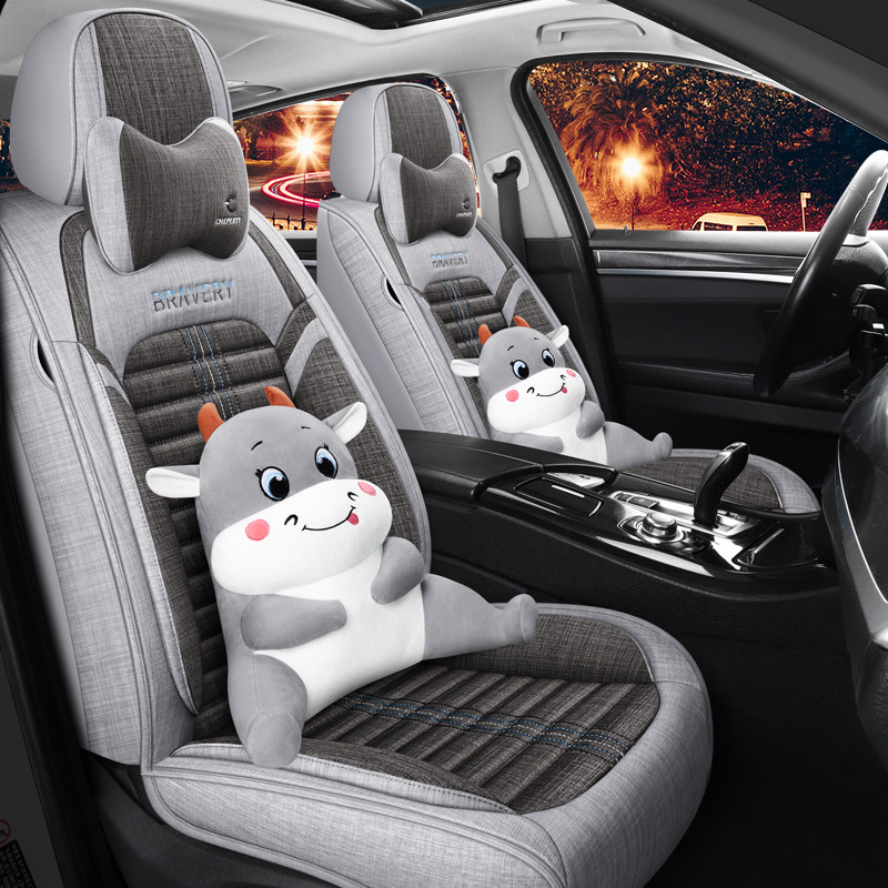 25款北京现代第五代途胜l座椅套四季专用汽车座套全包坐垫亚麻19