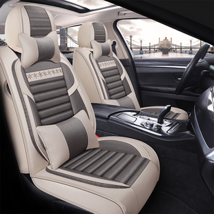 长安cs75pro座套cs55四季cs35plus专用汽车坐垫全包座椅套亚麻09