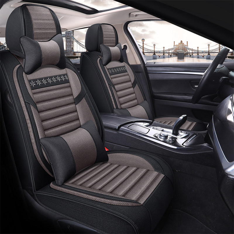 东风标致308座套s标志301四季307专用3008全包207车206坐垫亚麻09