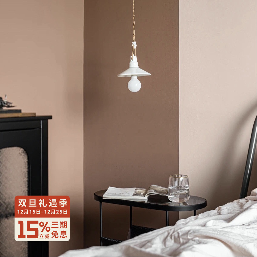 年轮公园 ZORING PARK 原创设计 白色陶瓷吊灯 餐厅床头小耳朵灯