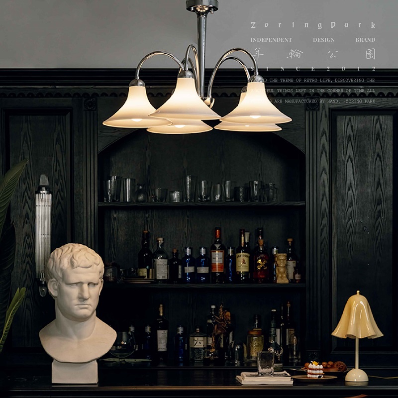 艺术集木室物所餐厅吊灯法式大气