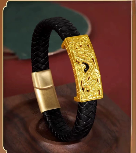 Модный браслет, золотое ювелирное украшение