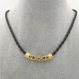 Монеты, изогнутая трубка, подвеска, аксессуар, плетеный браслет, ожерелье из шнура