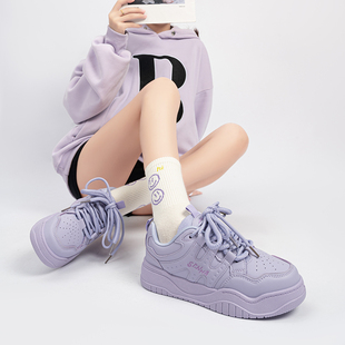 女鞋新款春夏情侣板鞋小众原创厚底鞋子面包鞋网面透气