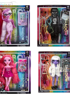 Sainbow High彩虹高中大姐姐Shadow High影子高中玩具套装组合