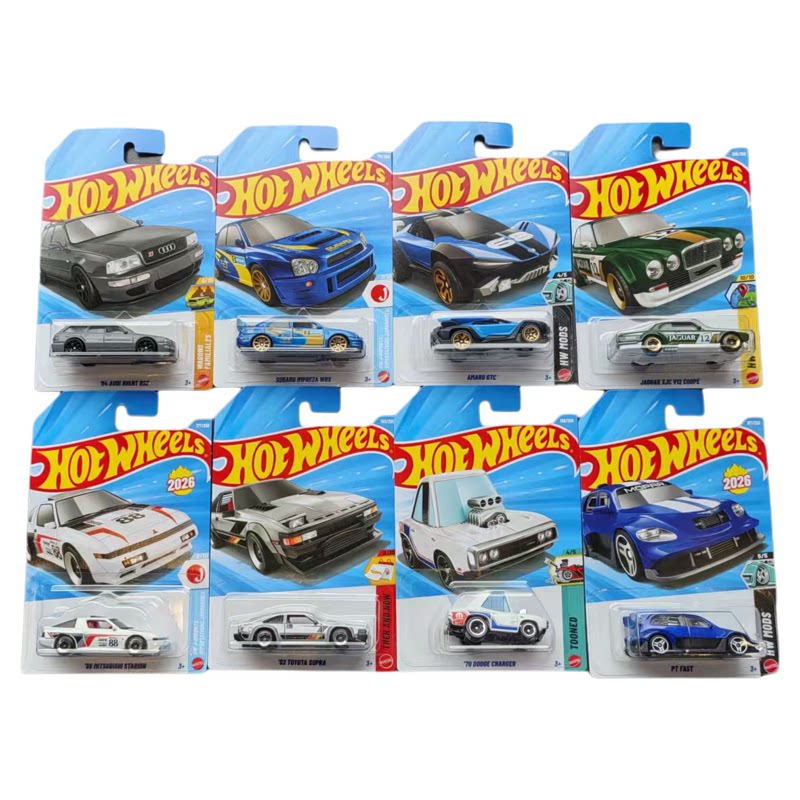 风火轮26J火辣小跑车C4982J批次合金车模型男孩玩具轨道车