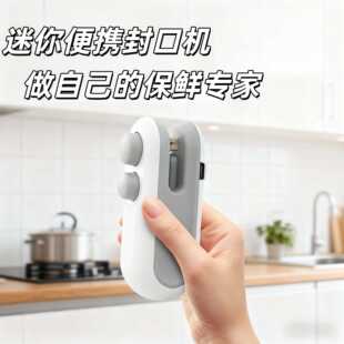 小型充电磁吸封口机塑封神器