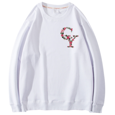 自己手工绣的卫衣DIY字母组合