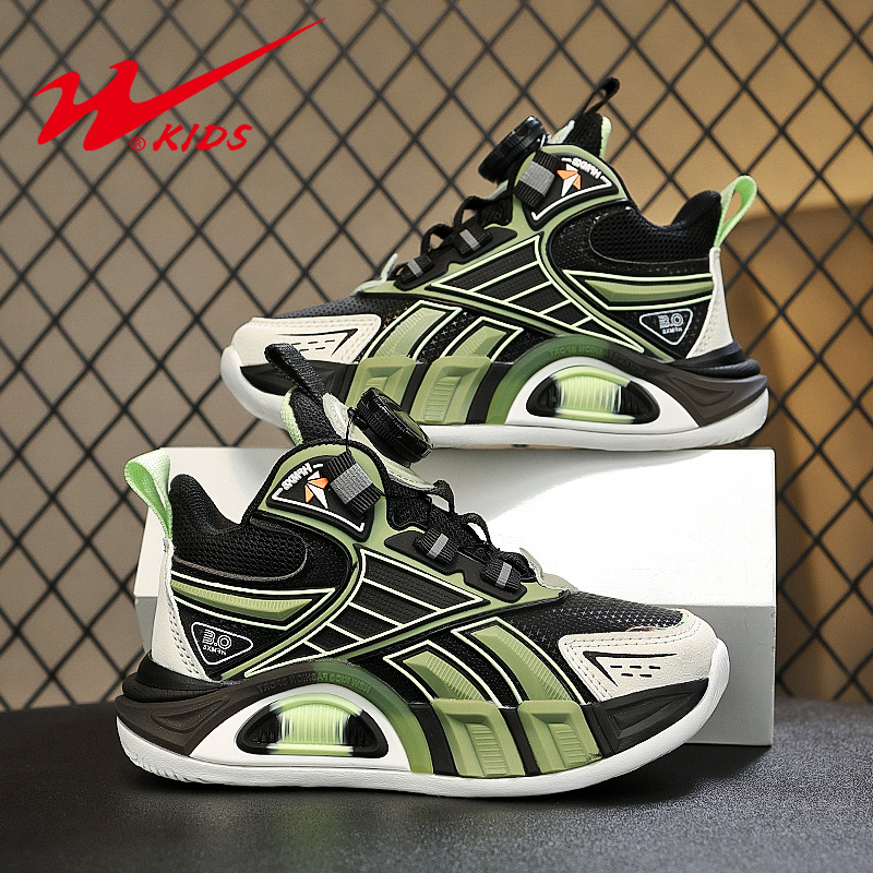 双星童鞋防水纽扣篮球鞋男童软底新款男孩运动鞋儿童休闲皮面童鞋