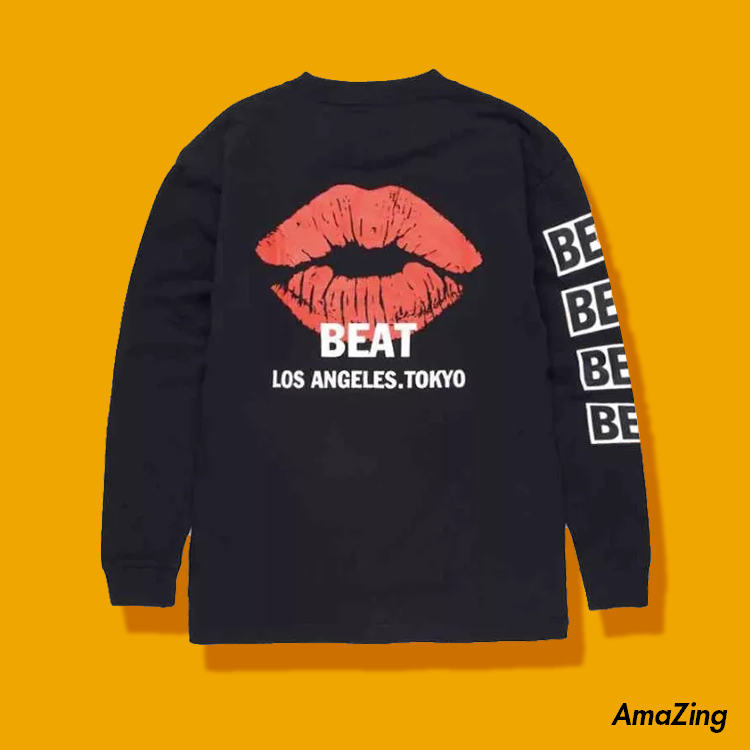 BEAT ²ÖʯһÊ÷ 17FW ÐԸк촽 ×ì´½Ó¡»¨³¤Ðätee