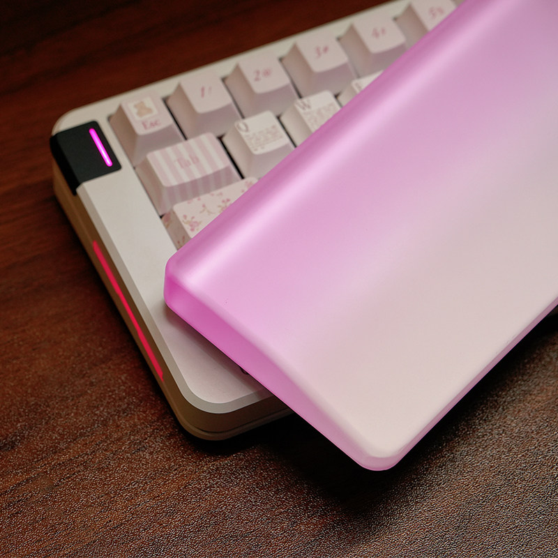 keyzoz亚克力键盘手托护腕机械高端键盘手腕托亲肤质感桌搭送礼物