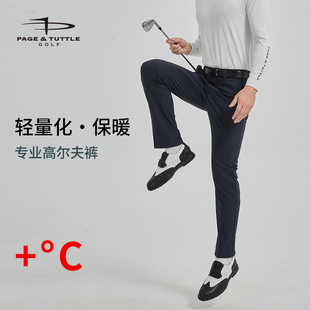 子男士 GOLF男装 秋冬新款 休闲长裤 加绒保暖运动裤 佩奇塔特高尔夫裤