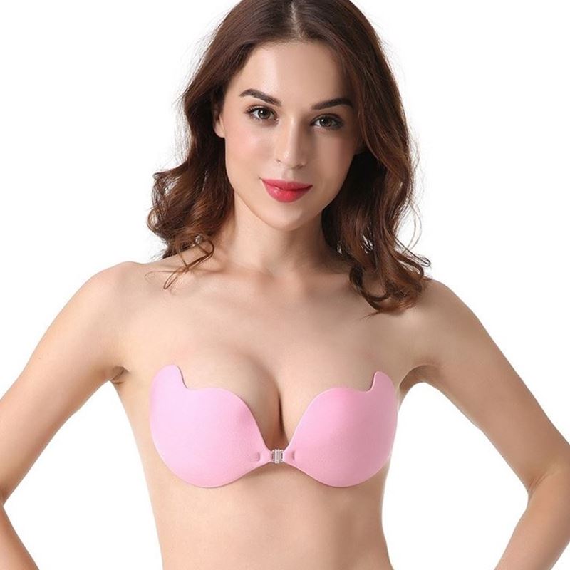 sexy push up bra self adhesive seamless strapless bra