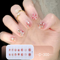 5D three-dimensional non-baking gel soft film nail stickers, full nail art stickers, accessories, women's self-adhesive nail oil film decals, patches thumbnail 2