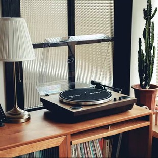 Syitren 赛塔林黑胶唱片机MANTY木质复古留声机蓝牙音箱胶片音响