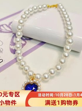 宠物狗狗猫咪设计感项链吊坠项圈宝石脖圈可爱饰品装饰幼猫新款