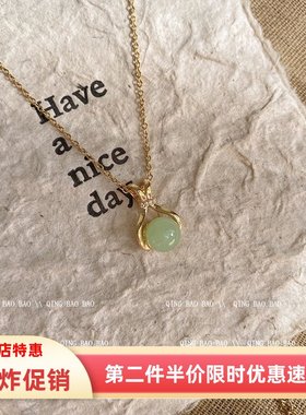 合金项圈新款项链国风春款吊坠福袋吊坠小众十字架闺蜜百搭配饰