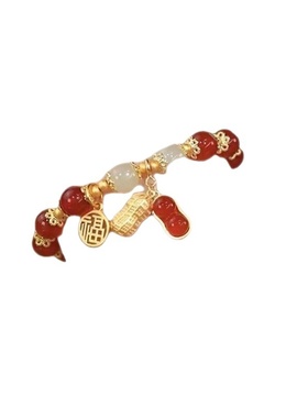 爆款好事花生仿玉花生手链女生isn小众设计2022新款首饰