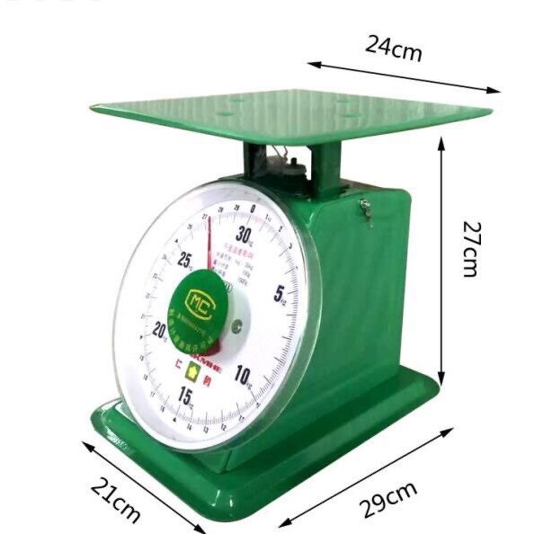 仁和牌商用弹簧圆盘度盘秤100公斤家用称150kg卖菜台秤托盘秤促销