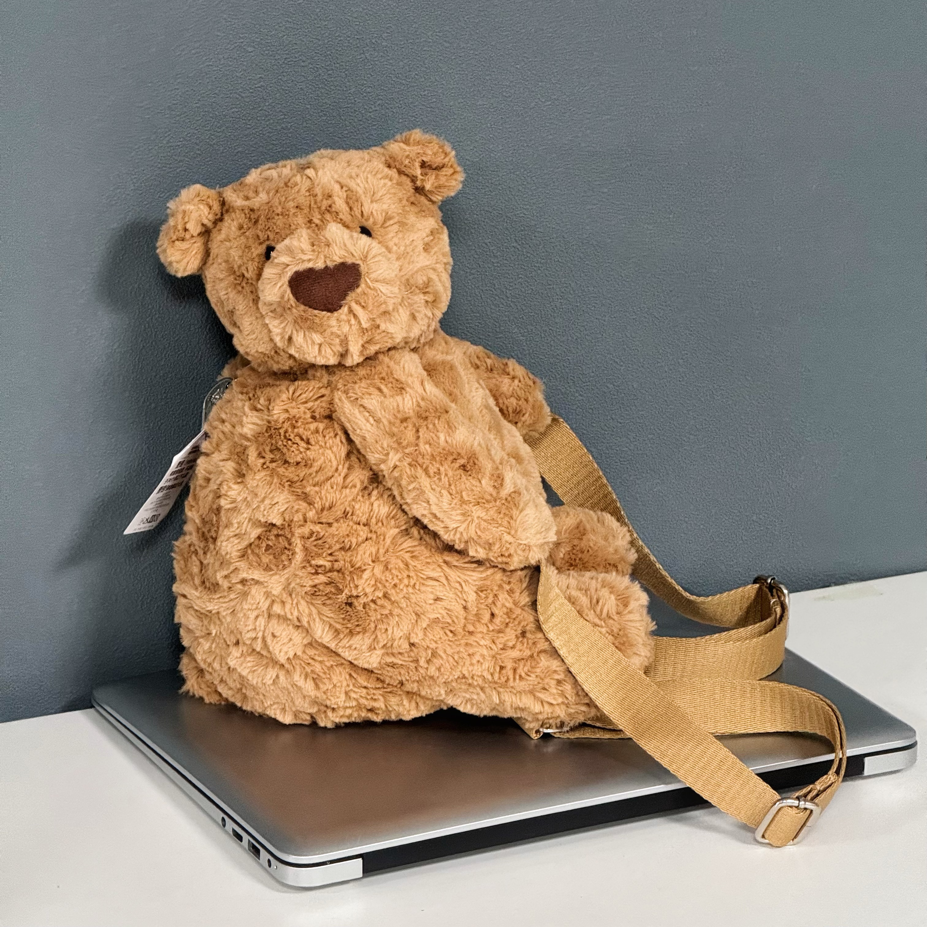 巴塞罗那熊可爱棕色毛绒包