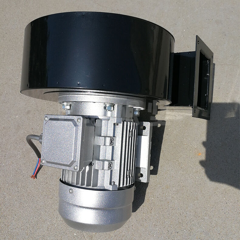 厂家直销df多翼式低噪声离心风机小型机械设备蜗牛鼓风机排烟排烟