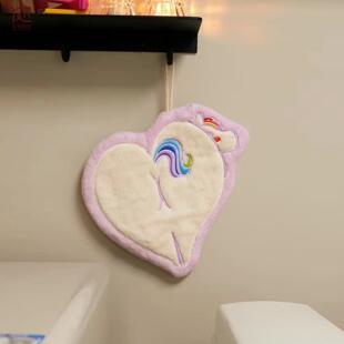 新疆包邮一口仙奶油《拍拍马屁》彩虹白马擦手巾