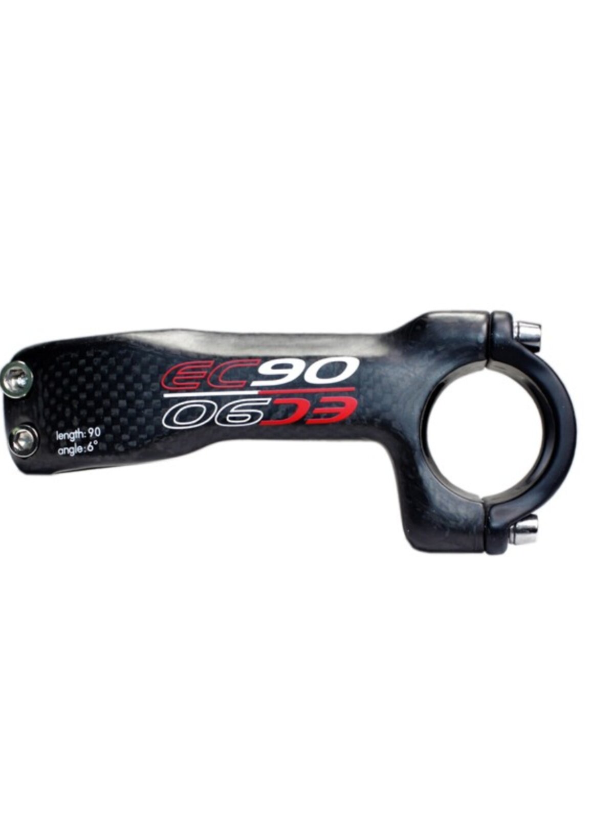 2024  EC90 전체 탄소 섬유 라이저 OD2 산악 자전거 도로 자전거 스템 31.8-31.8MM