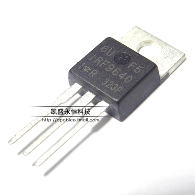 直插 IRF9640 IRF9640PBF TO-220 200V 11A MOSFET P通道场效应管