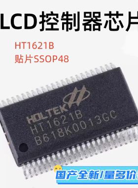 贴片HT1621B SSOP48 LCD控制器芯片I/O RAM映射32*4 TM1621B/1721