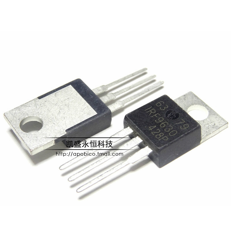 直插 IRF9630PBF 9630 TO-220 200V 6.5A MOSFET P通道场效应管