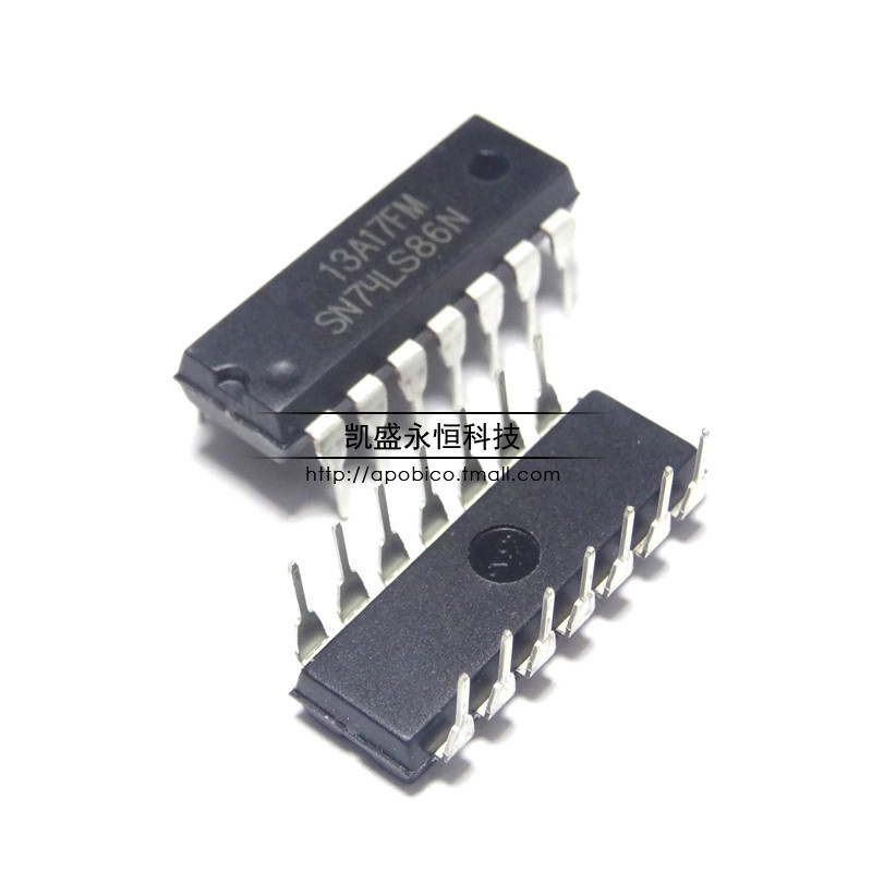 直插 SN74LS86AN 74LS86  DIP-14 HD74LS86P 栅极/逆变器IC 芯片